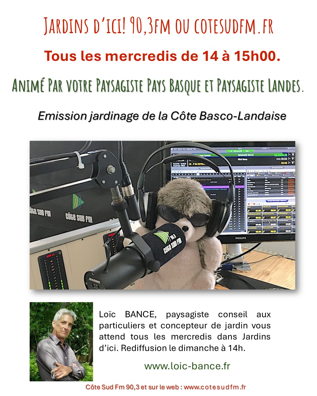 Paysagiste Anglet Jardins d'ici l'Emission jardinage de la C�te Basco-Landaise
