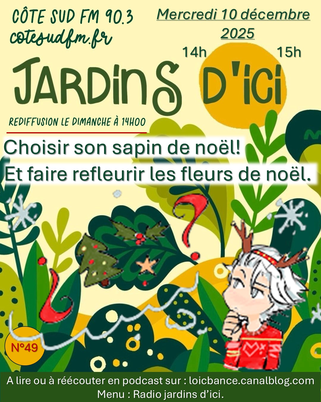 Sapins; Sapins de nol; Fleurs de nol; Poinsettias; Schlumbergera; Cactus de noel; Orchides; Cymbidiums; Agrumes; Dcembre; Nol; Radio; Jardins d'ici; Paysages; Amnagements paysagers; Landes; Paysagiste Landes; Pays Basque; Paysagiste Pays Basque; Concepteur de jardins; Ahetze; Paysagiste Ahetze; Anglet; Paysagiste Anglet; Arbonne; Paysagiste Arbonne; Arcangues; Paysagiste Arcangues; Bayonne; Paysagiste Bayonne; Biarritz; Paysagiste Biarritz; Capbreton; Paysagiste Capbreton; Guthary; Paysagiste Guthary; Hossegor; Paysagiste Hossegor; Saint Jean de Luz; Paysagiste Saint Jean de Luz; Seignosse; Paysagiste Seignosse; Tosse; Paysagiste Tosse; Dax; Paysagiste Dax; Mont de Marsan 40000; Paysagiste Mont de Marsan; Paysagiste Brassempouy; Brassempouy 40330; Paysagiste Ahaxe-Alciette-BascassanAhaxe-Alciette-Bascassan 64220; Saint-Pandelon 40180; Paysagiste Saint-Pandelon; Ascain 64310; Paysagiste Ascain; Amou 40330; Paysagiste Amou; Louhossoa 64250; Paysagiste Louhossoa; Tarnos 40220; Paysagiste TARNOS; Ondres; Paysagiste Ondres; 